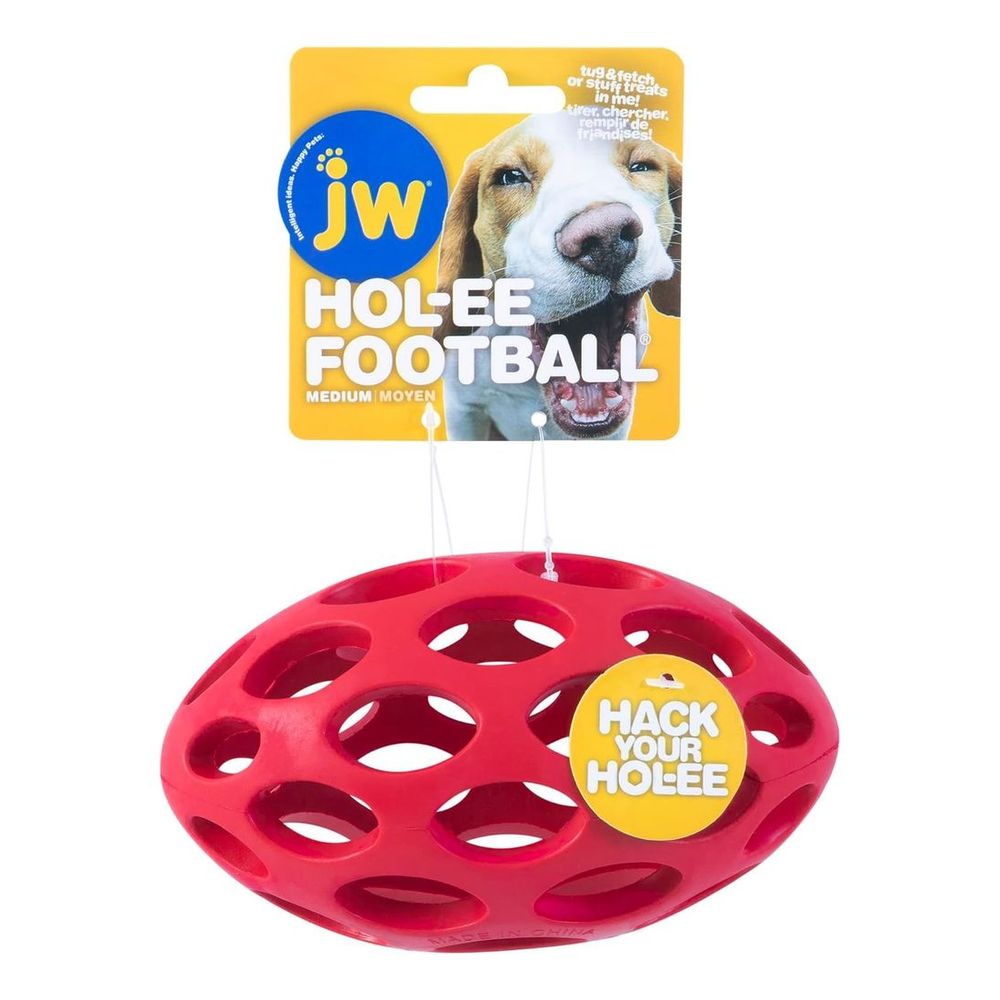 JW Hol-Ee Football Medium - Multicolor (Includes 1)