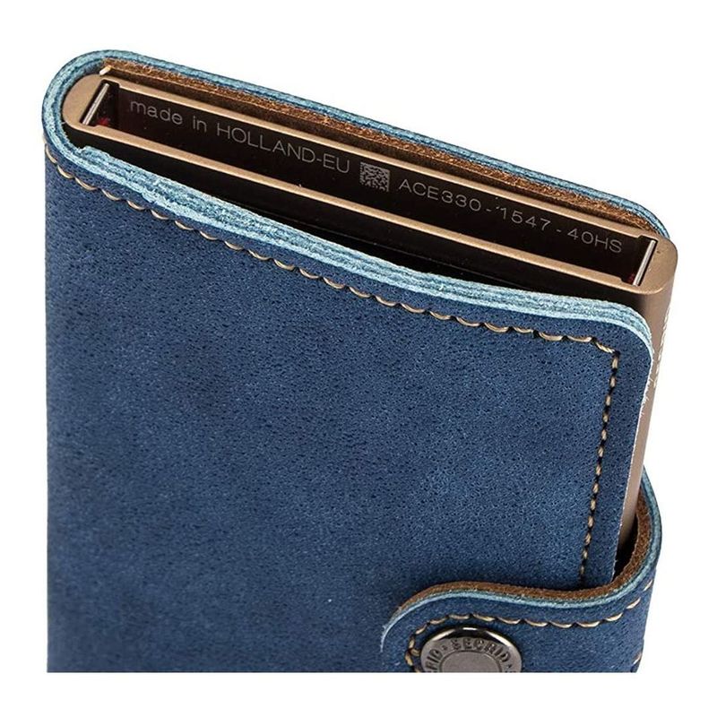 Secrid Miniwallet - Indigo 3 Leather - Sand