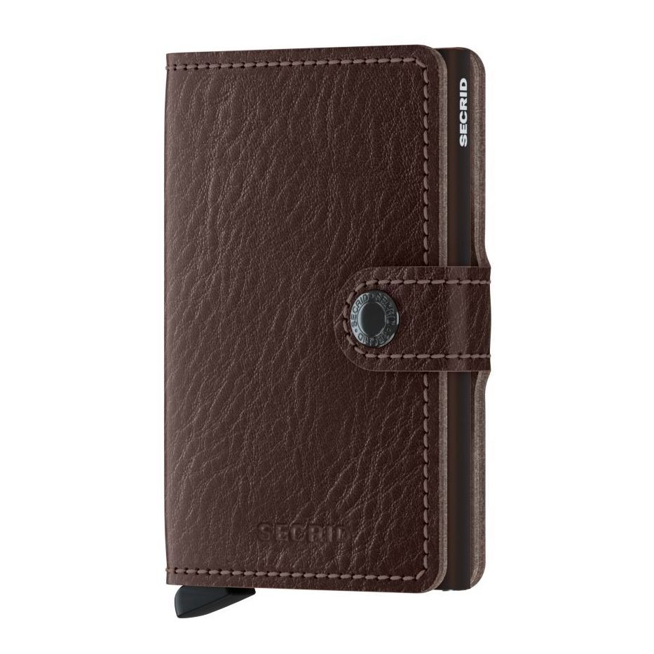 Secrid Miniwallet - Vegetable Tanned Leather - Espresso Brown