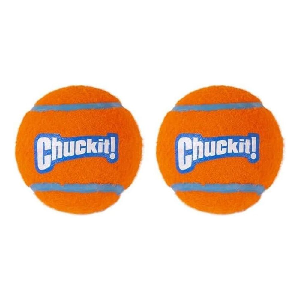 Chuckit! Dog Toy Tennis Ball - Small (2 Pack)