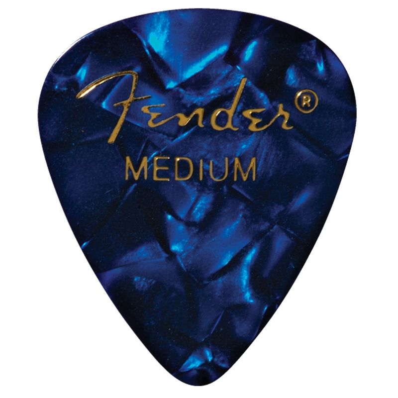 Fender 351 Blue Moto Gross Medium Gauge Guitar Pick 1982351302