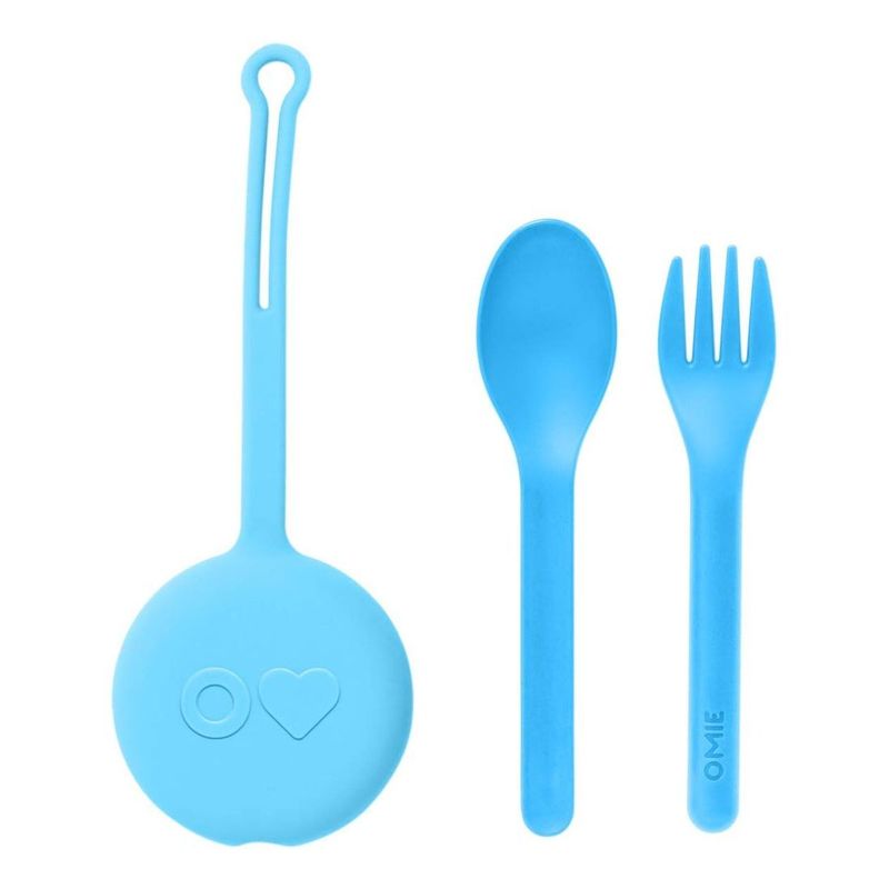 Omielife Utensil + Holder Set Blue Sky Omielife Utensil + Holder Set Blue Sky