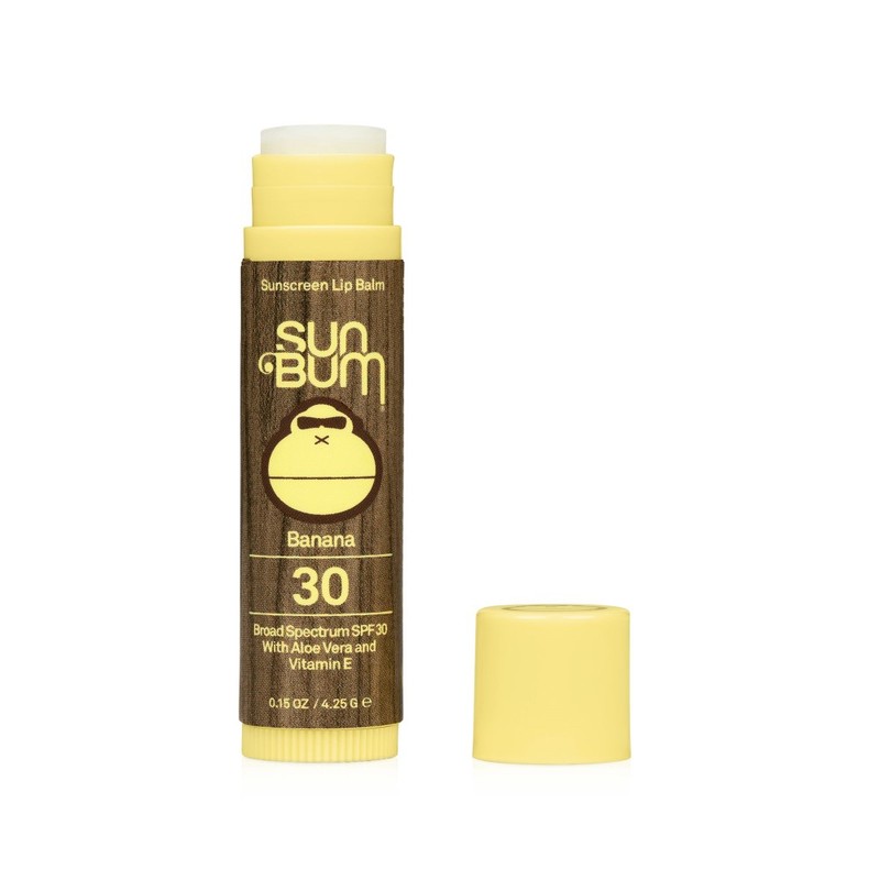 Sun Bum SPF 30 Banana Lip Balm