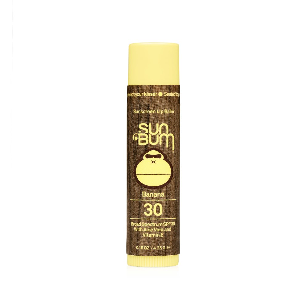 Sun Bum SPF 30 Banana Lip Balm