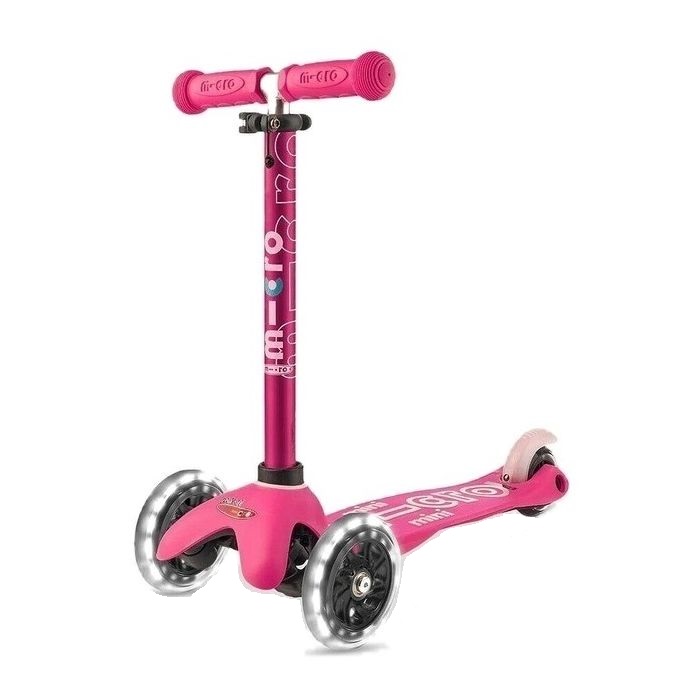 Micro Mini LED Deluxe Scooter Pink