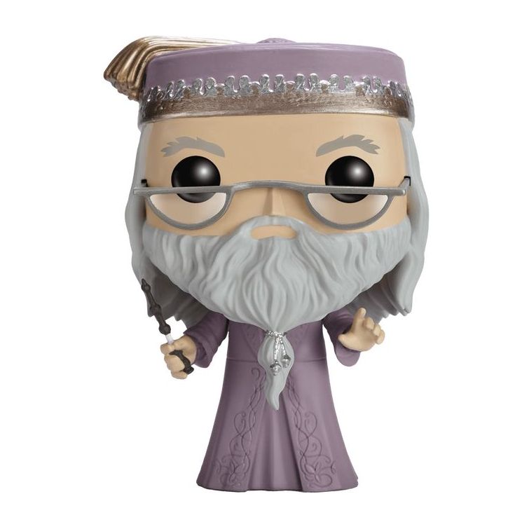 Funko Pop! Movies Harry Potter Dumbledore With Wand 3.75-Inch Vinyl Figure