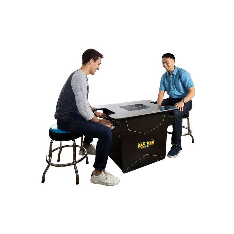 Arcade 1Up Black Series PAC-MAN Head to Head Gaming Table