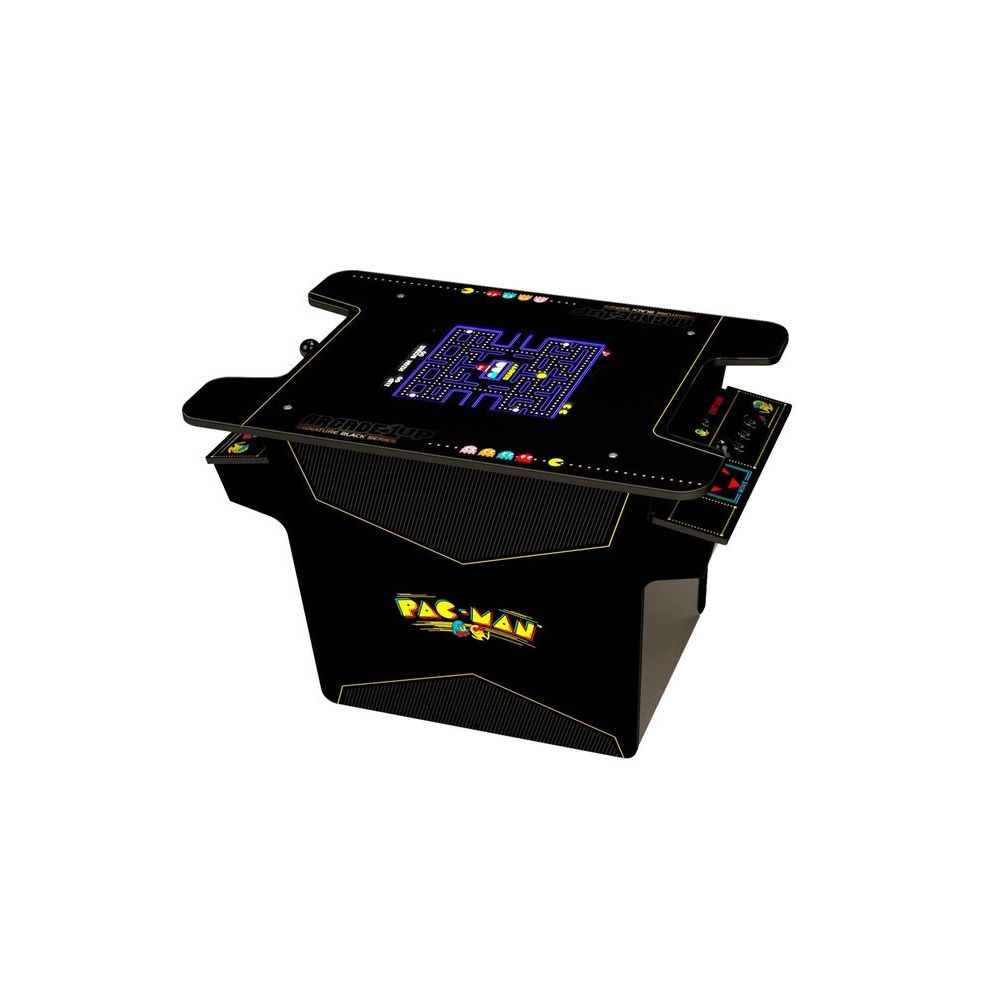 Arcade 1Up Black Series PAC-MAN Head to Head Gaming Table