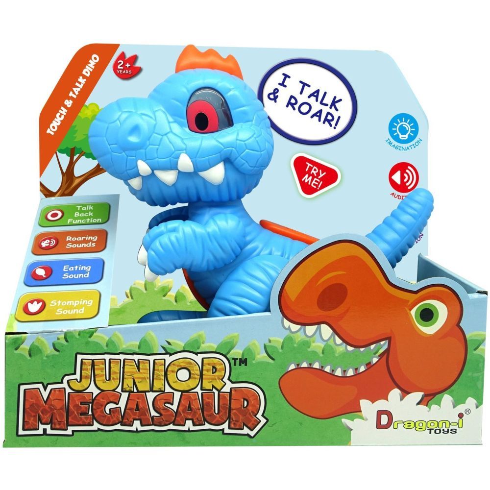 Megasaur Junior Interactive Talking Trex - Sound And Repeat What You Say