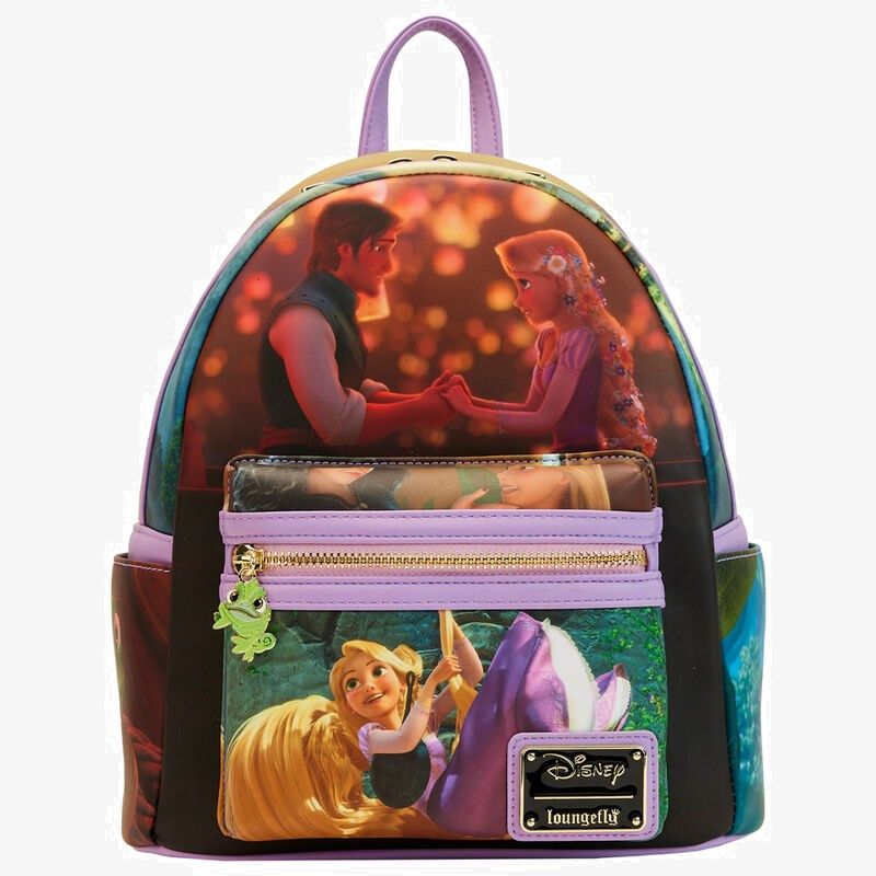 Loungefly Leather Disney Rapunzel Princess Scene Mini Backpack