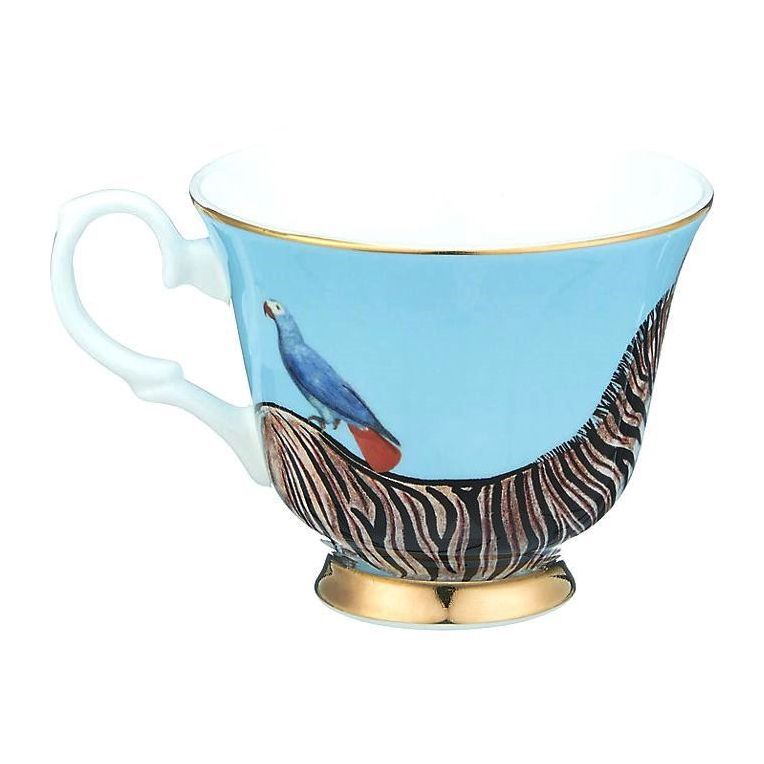 Yvonne Ellen Teacup & Saucer Zebra (Design 002)