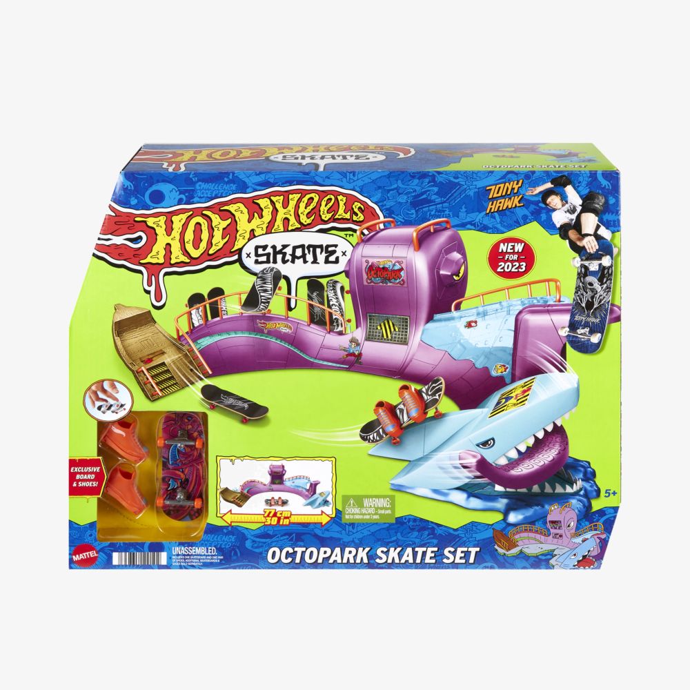 Hot Wheels Skate Octopark Skate Set