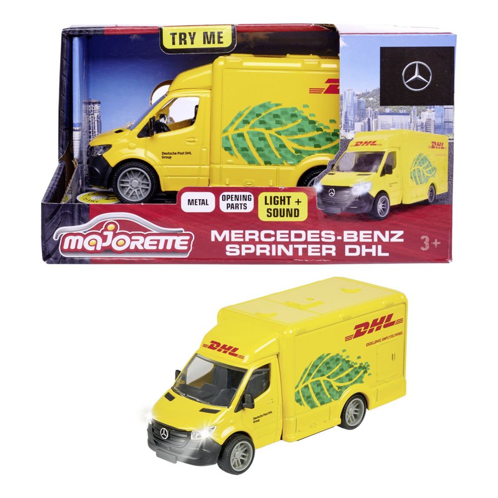 Majorette Mercedes Sprinter Dhl Light & Sound Car