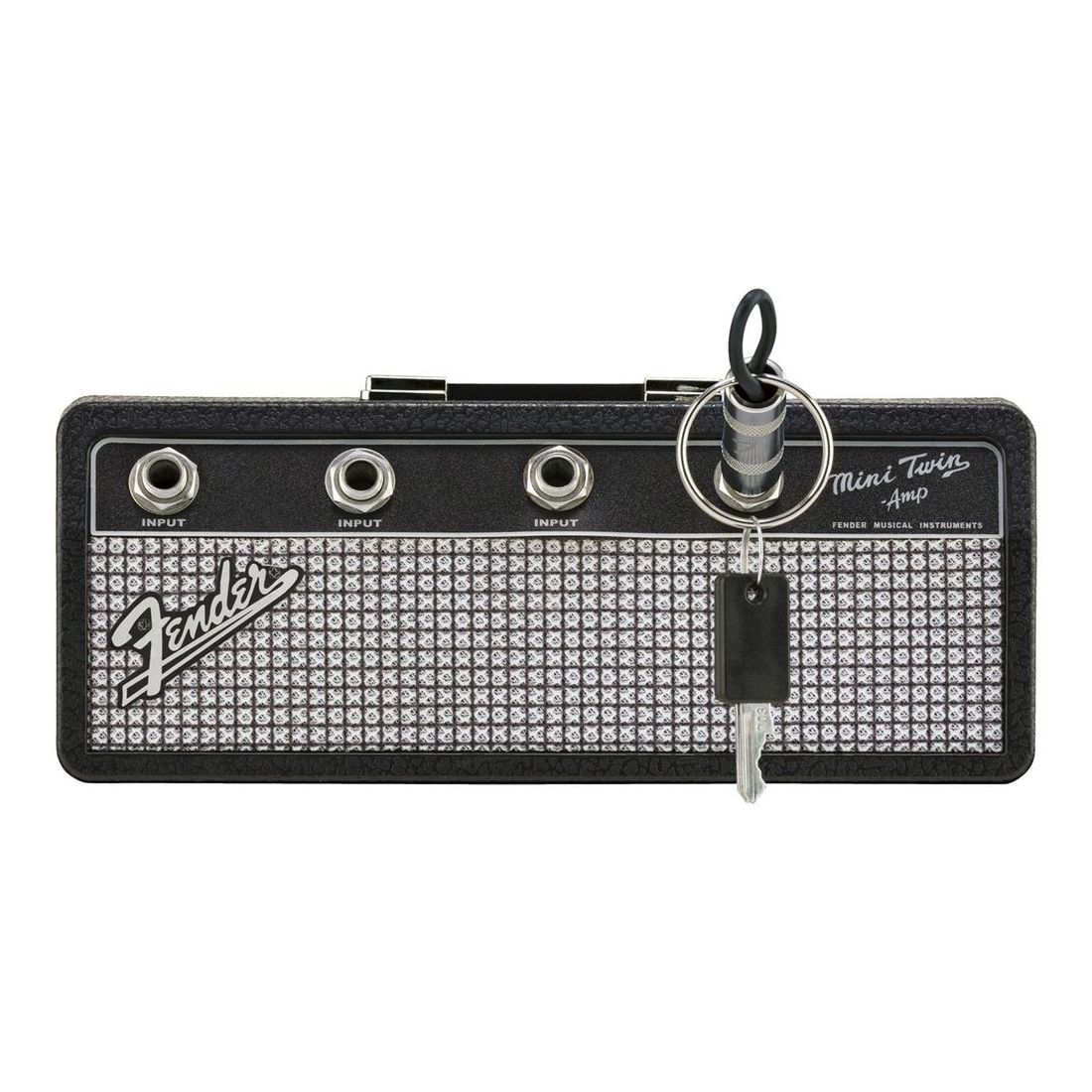 Fender Amp Keychain Holder with Keychain Plugz Black