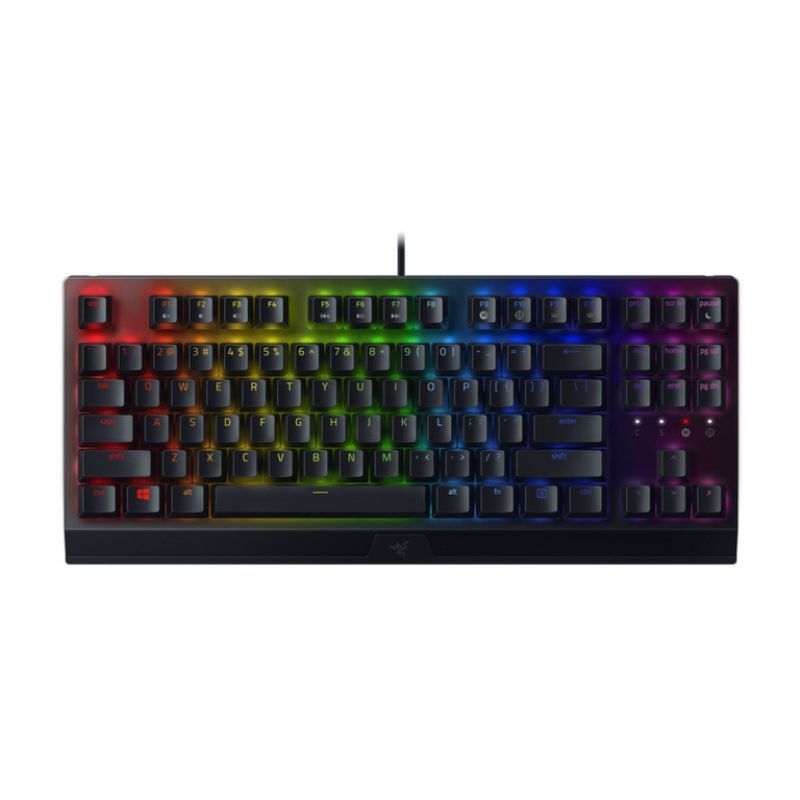 لوحة مفاتيح الألعاب Razer BlackWidow V3 Tenkeyless بدون لوحة الأرقام باللون الأصفر