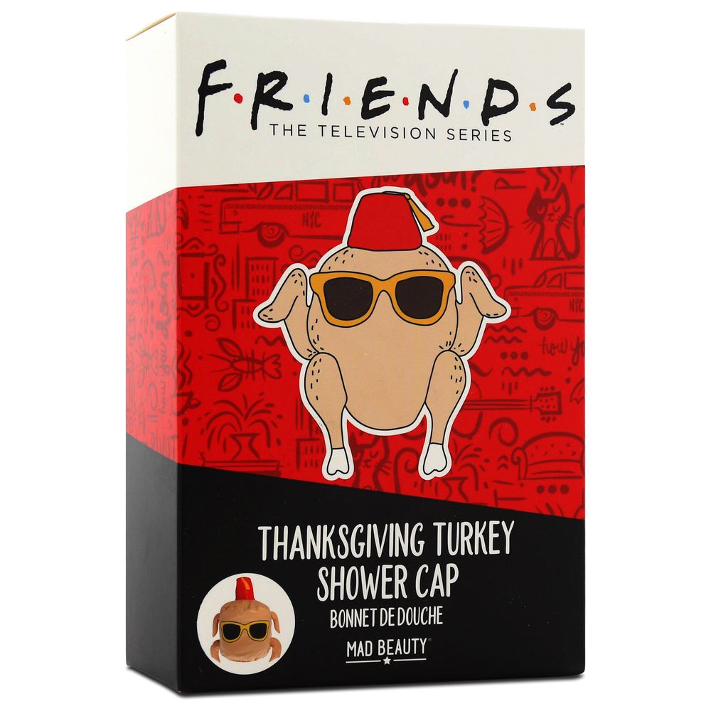 Mad Beauty Friends Turkey Shower Cap