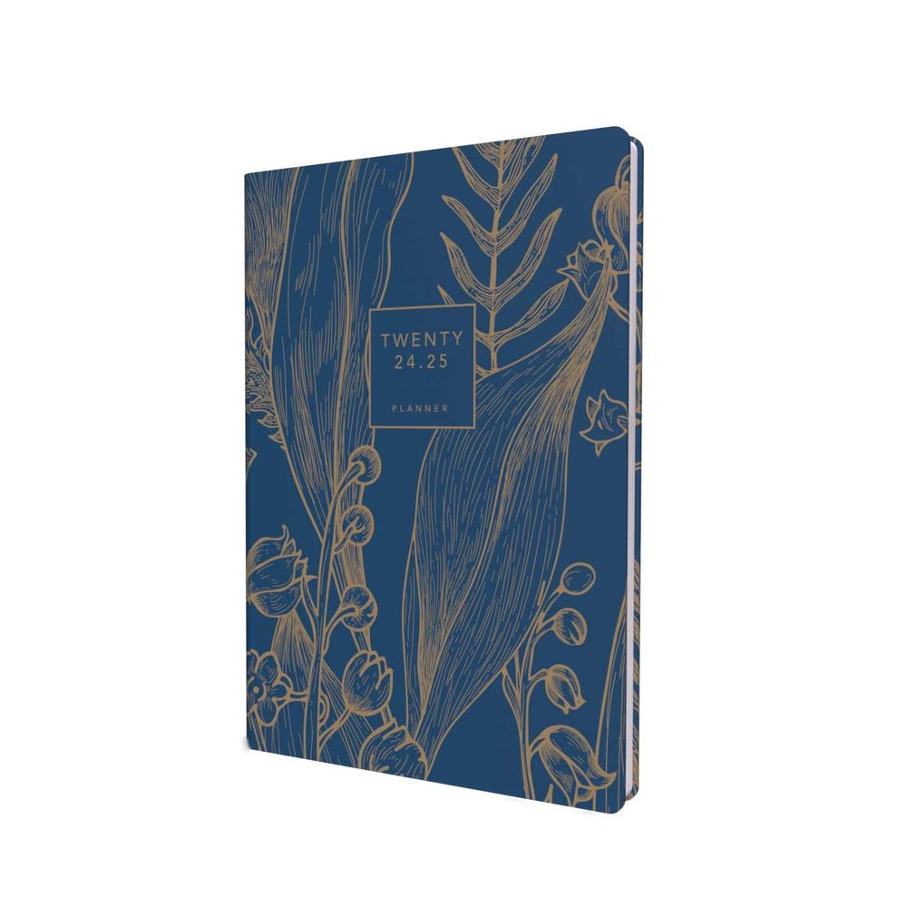 Collins Debden Tara Academic July 2024 - July 25 A5 Day To Page Mid Year Diary Planner School/ College/ University Term Journal - Navy - TA151M.59-2425 (432 Sheets)