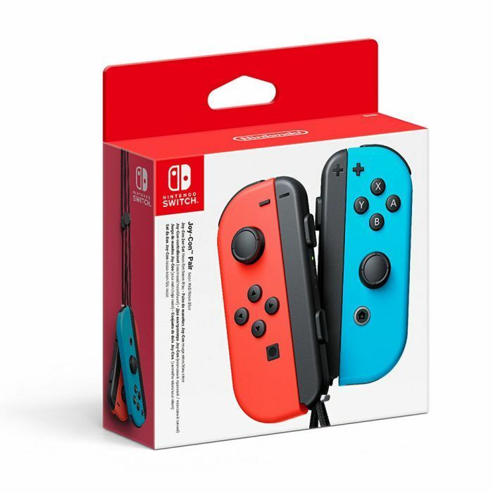 ذراع التحكم Nintendo من نوع Joy-Con نيون أحمر/ نيون أزرق لجهاز نينتيندو سويتش