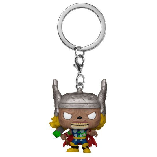 Funko Pop Keychain Marvel Zombies Thor Vinyl Figure