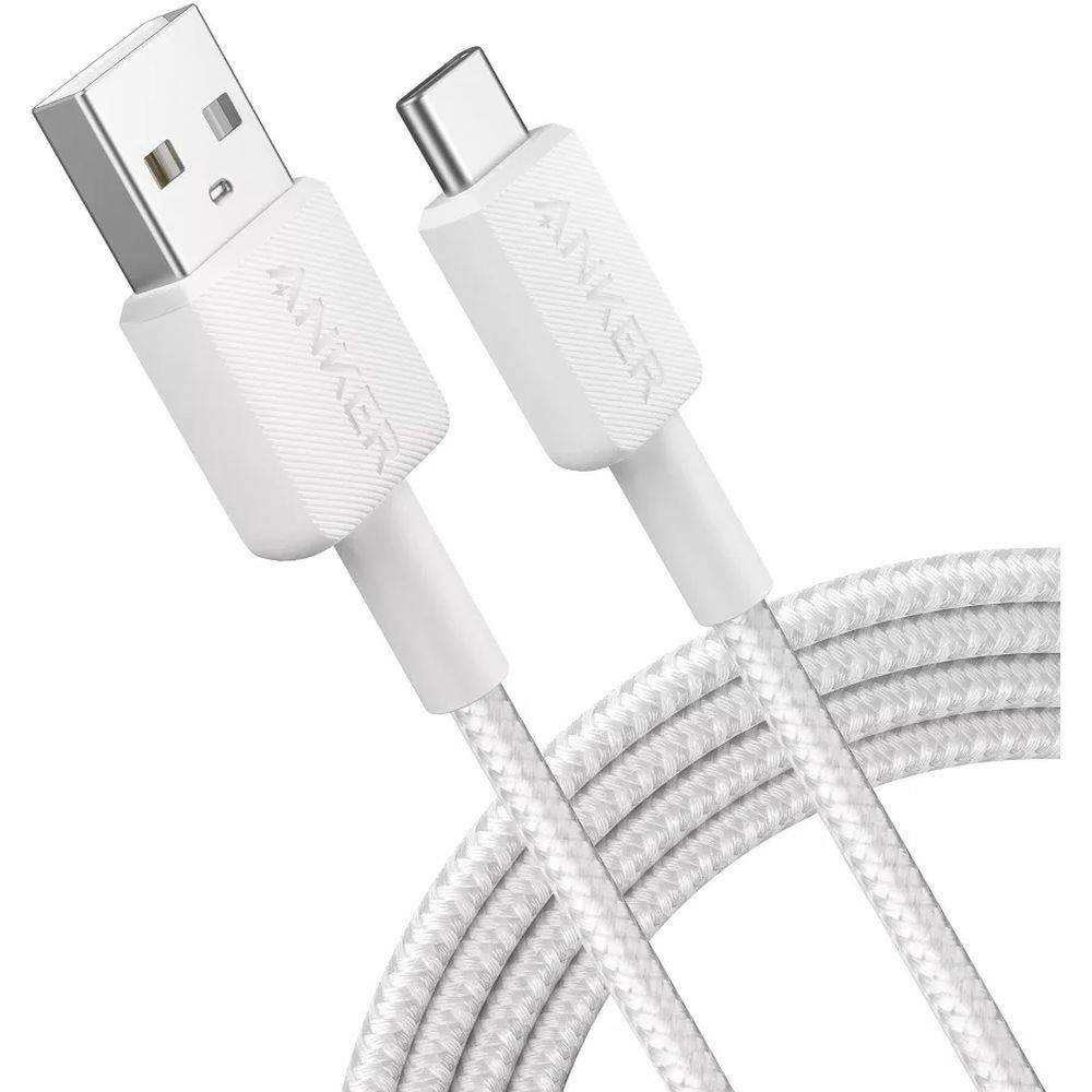 Anker 322 USB-A to USB-C Cable 6Ft - White