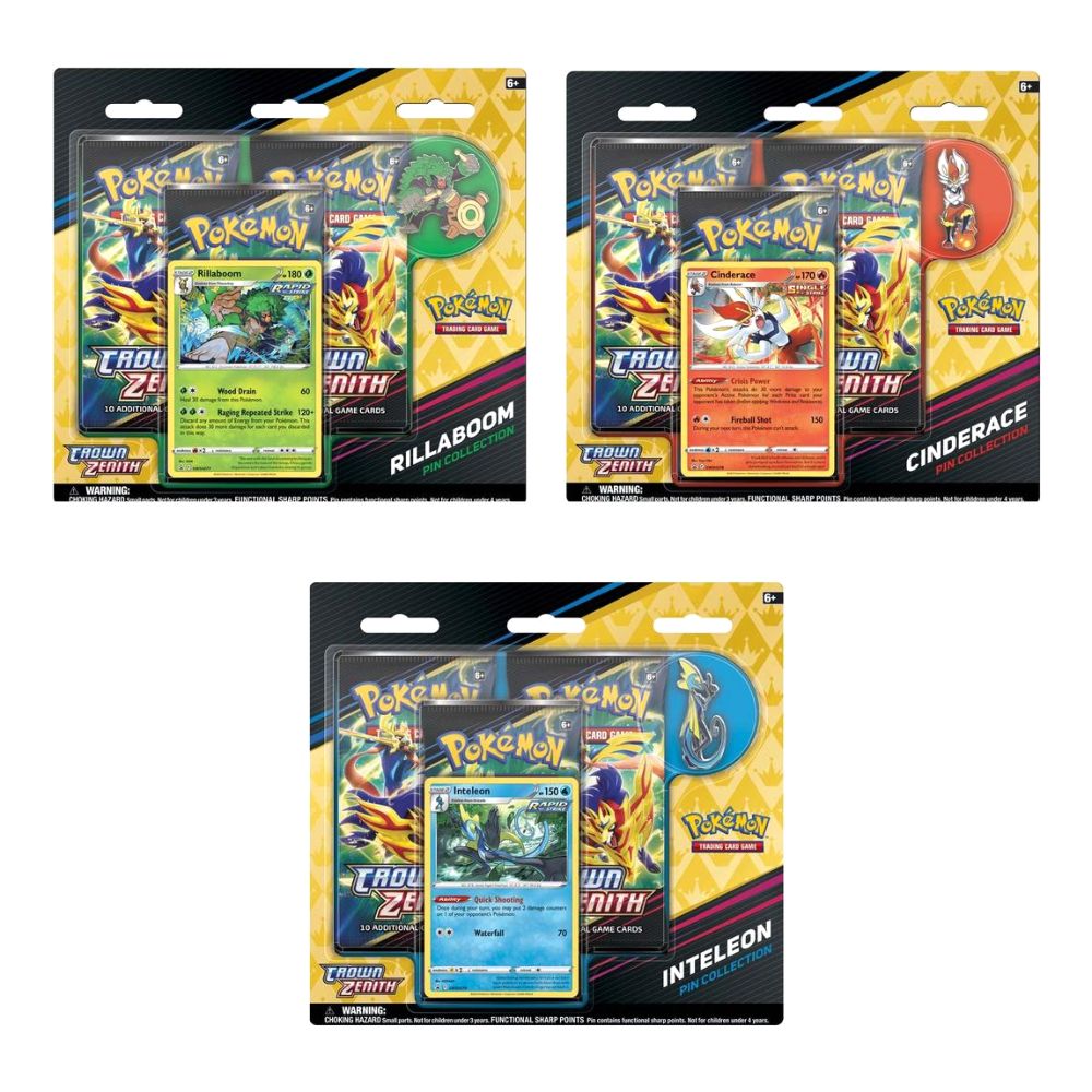 Pokémon TCG Sword & Shield Crown Zenith Pin Collection