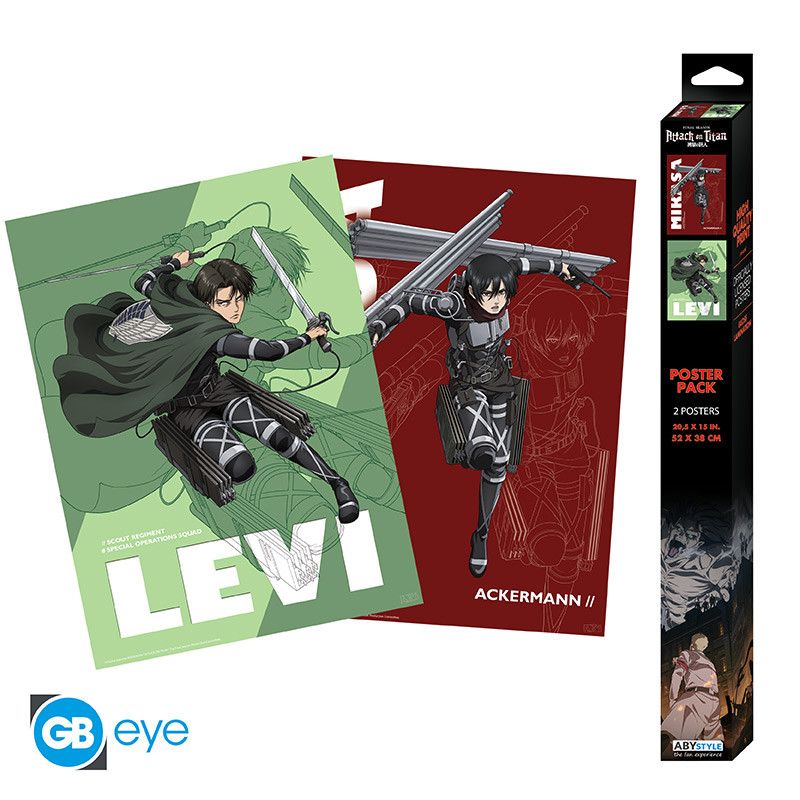 Abystyle Attack on Titan Posters - Series 1 (Pack of 2)