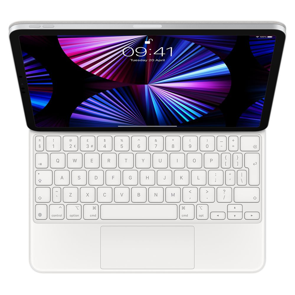 Apple Magic Keyboard British English White for iPad Pro 11-Inch (3rd Gen/iPad Air 4th Gen)