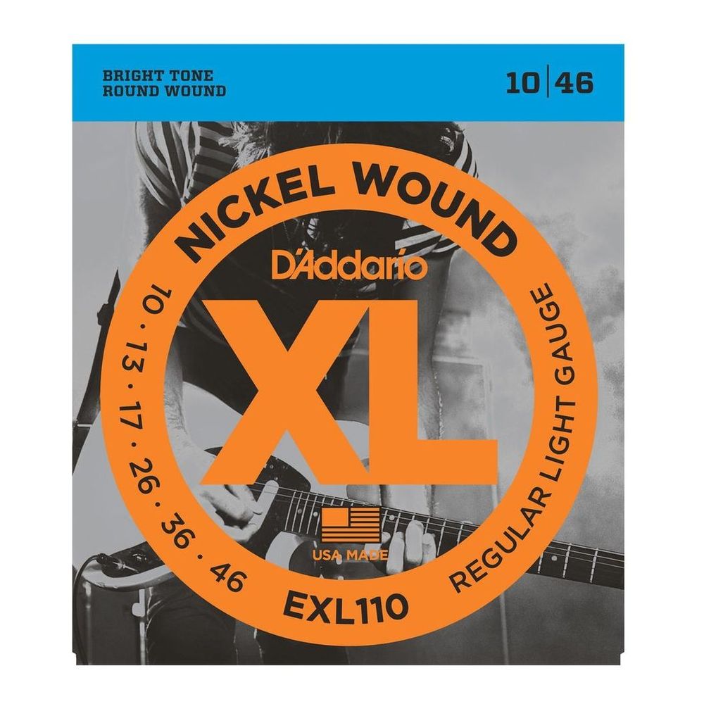 D'Addario Electric Guitar Strings - Regular Light (10 - 46)