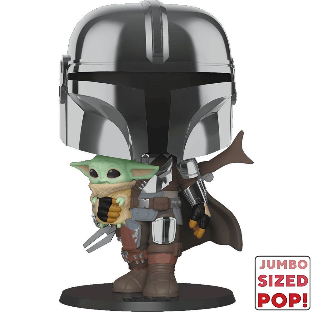 Funko Pop! Jumbo Star Wars The Mandalorian 10-Inch Vinyl Figure