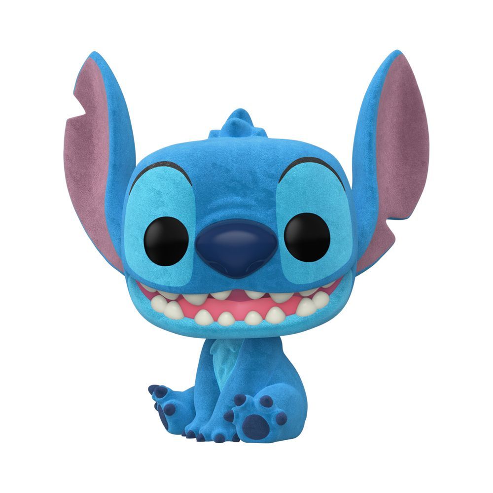 Funko Pop Disney Lilo & Stitch Seated Stitch Flocked Vinyl Figure