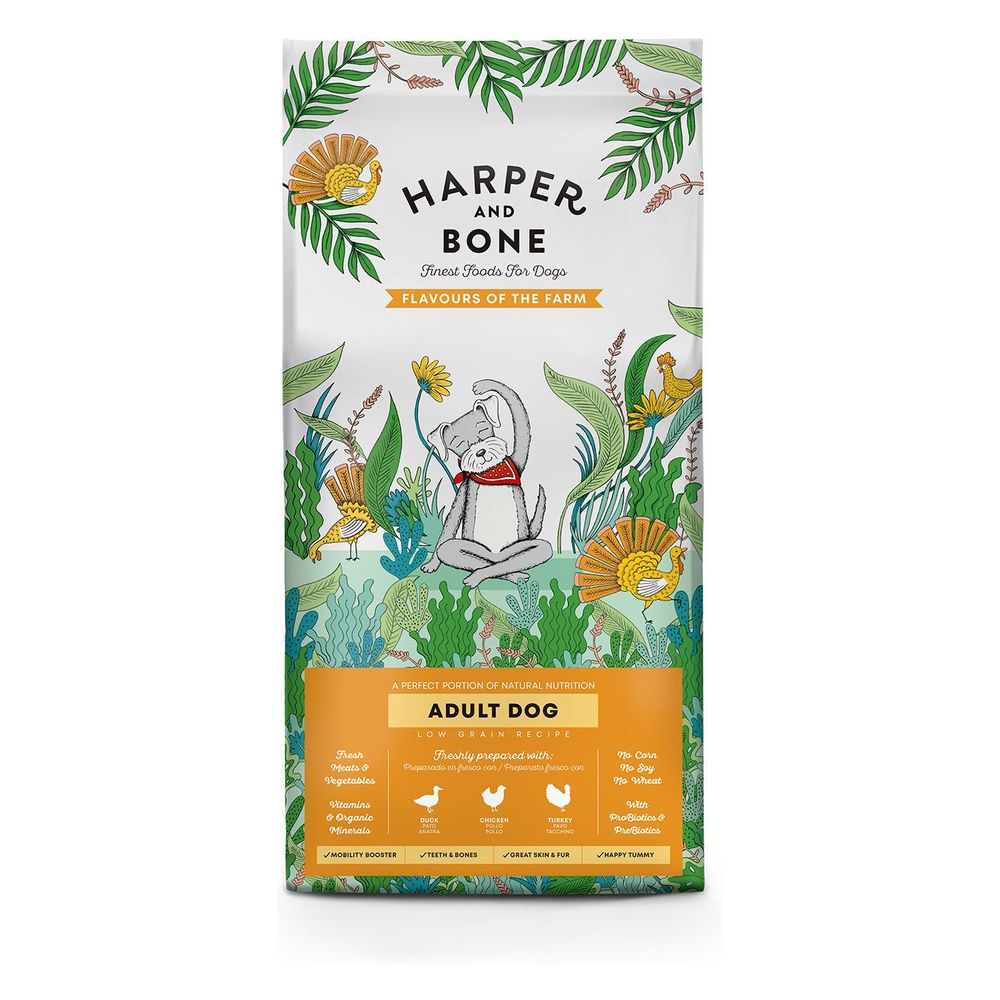 Harper & Bone Adult Dog Medium/Large Flavours of the Farm 2kg