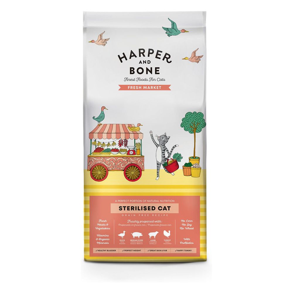 Harper & Bone Grain Free Cat Sterilised Fresh Market 5kg