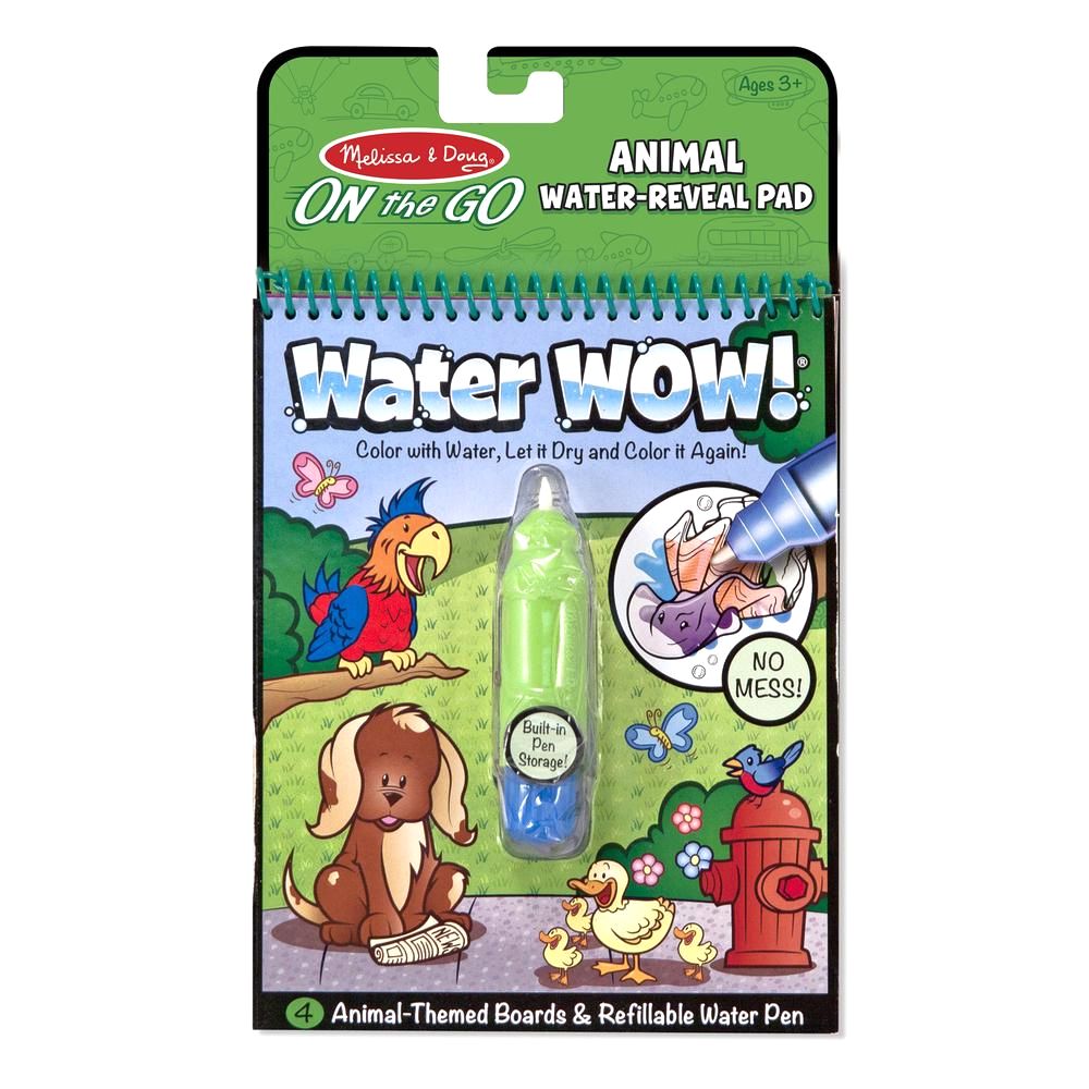 Melissa & Doug Water Wow Colouring Pad - Animals