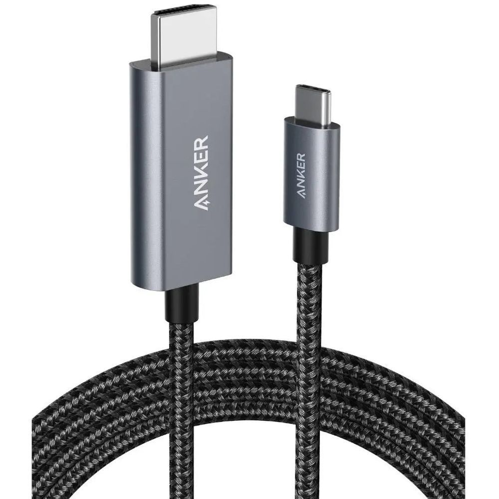 Anker USB-C to HDMI Nylon Cable 6Ft - Black