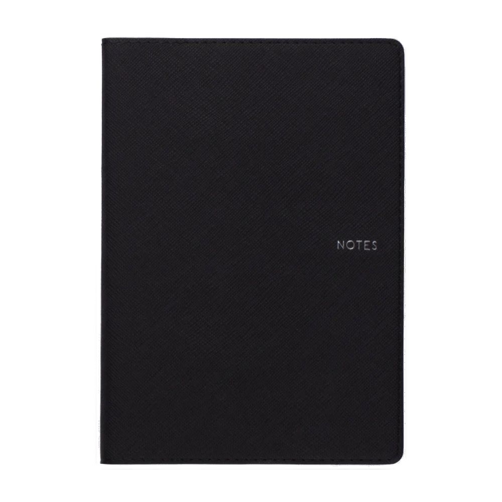 Collins Metropolitan Melbourne Plain A5 Notebook Black