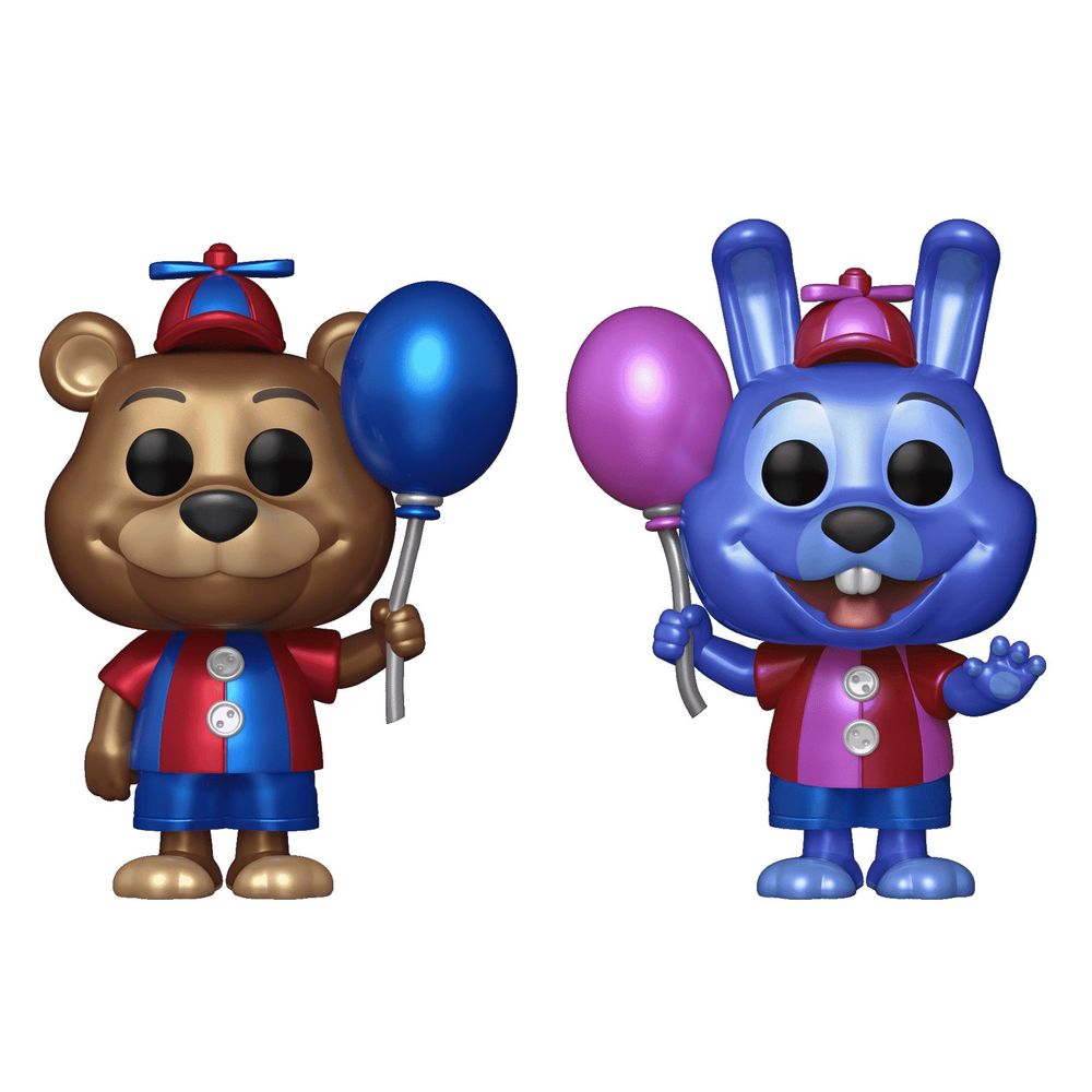 Funko Pop! Games Five Night At Freddy's Balloon Bonnie And Balloon Freddy Metallic Vinyl Figure (Set Of 2)