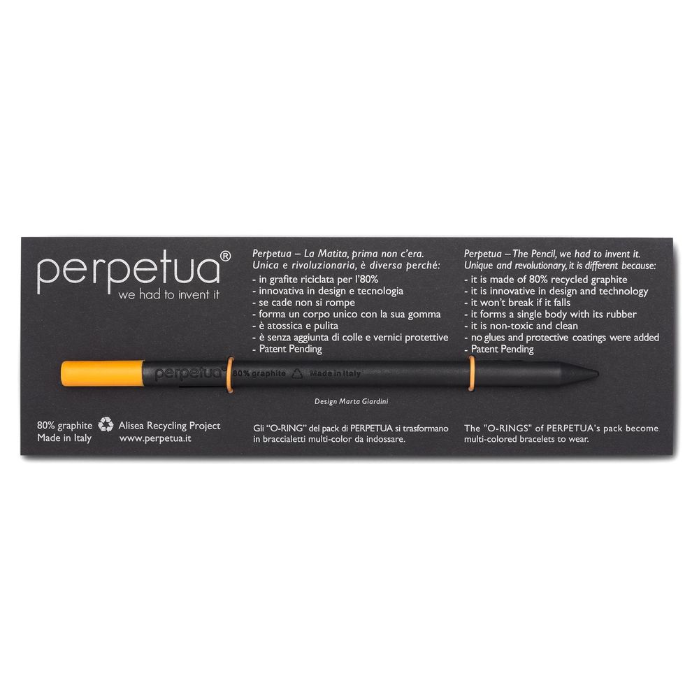 Perpetua Matita 80% Grafite Pencil Orange - Zantech