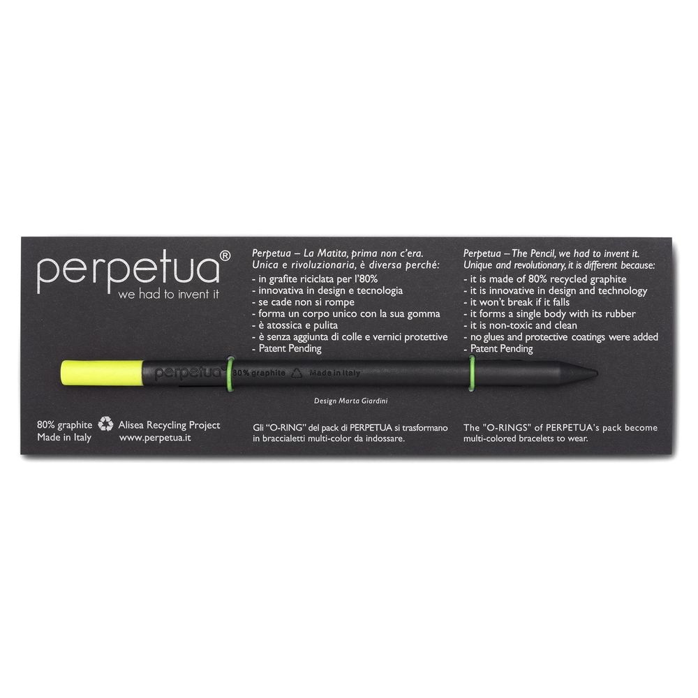 Perpetua Matita 80% Grafite Pencil Green Lime - Zantech