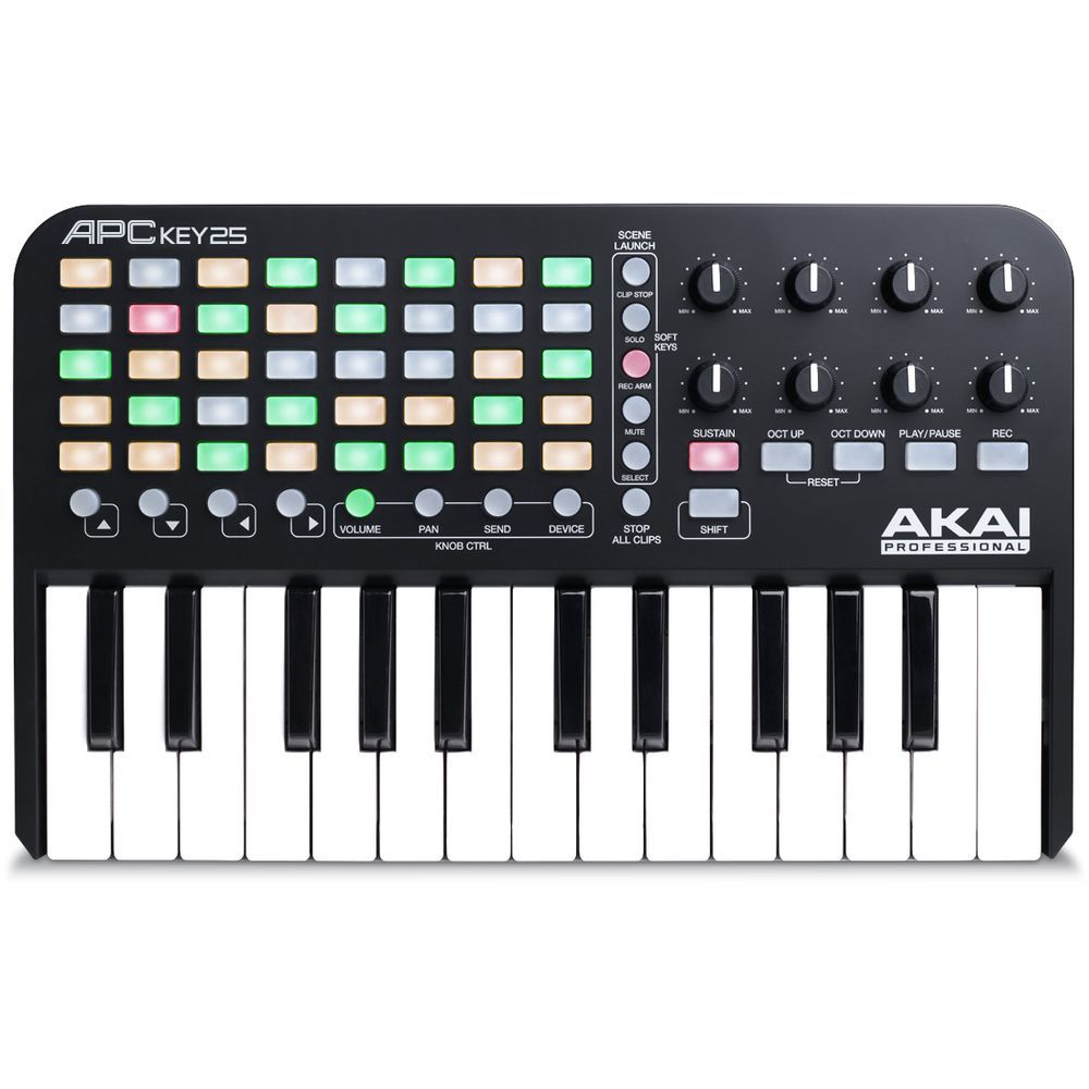 Akai Apckey25 Professional Live Controller W/ Keyboard