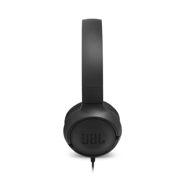 JBL Tune 500 Black Wired On-Ear Headphones