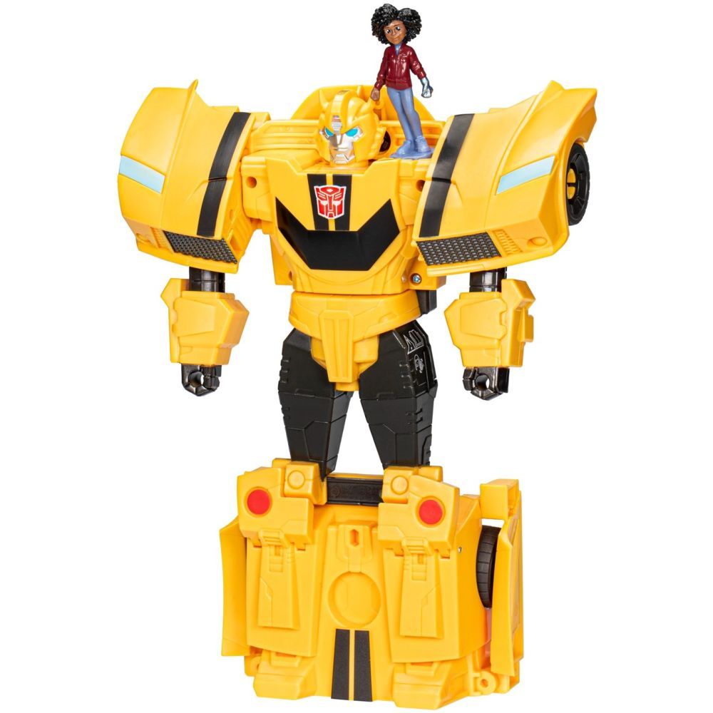 Hasbro Transformers Earthspark Spinchanger Bumblebee And Mo Malto Figure F7662