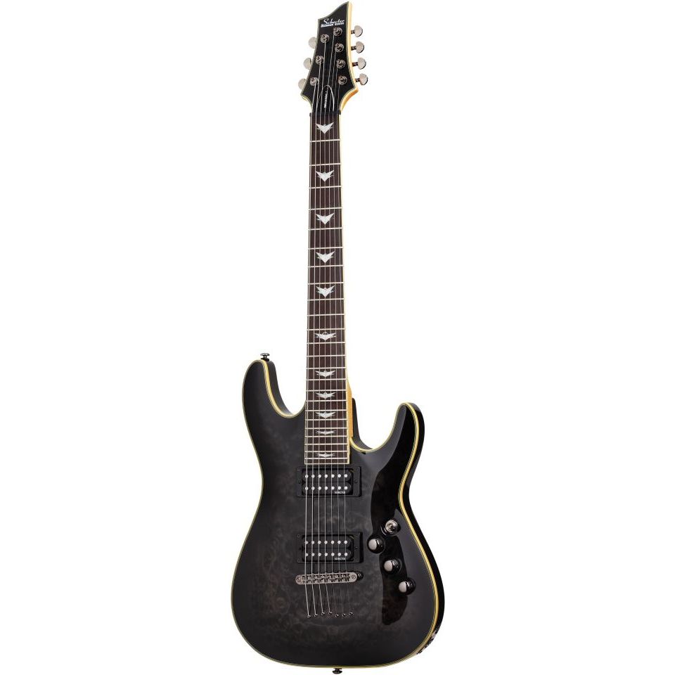 Schecter 2007 Electric Guitar Omen Extreme-7 - See-Thru Black