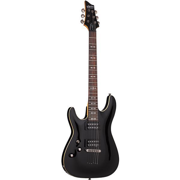 Schecter 2063 Electric Guitar Omen-6 LH - Left Handed - Gloss Black (BLK)