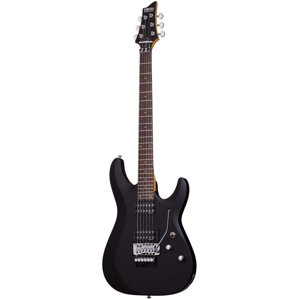 Schecter 434 Electric Guitar C-6 FR Deluxe - Satin Black