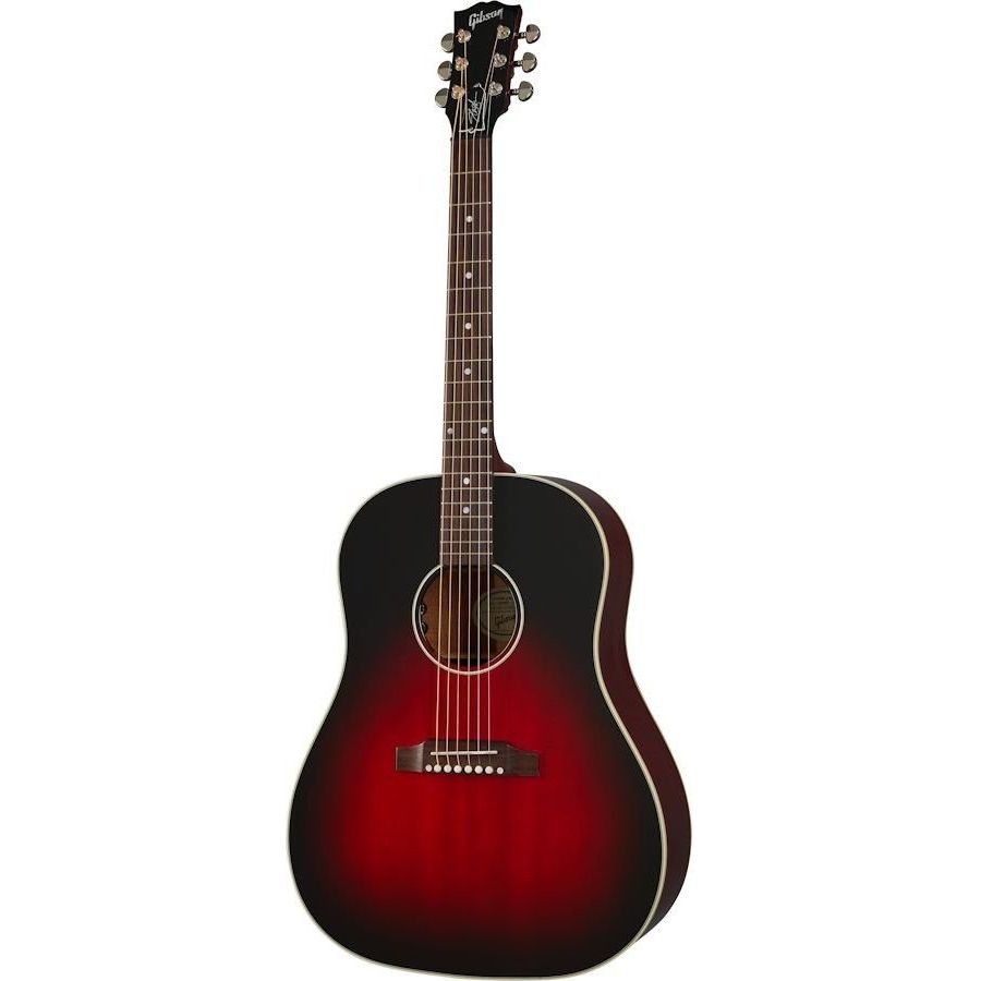 Gibson AMRS45SLVB Slash J-45 Standard Acoustic-Electric - Vermillion Burst - Include Hardshell Case