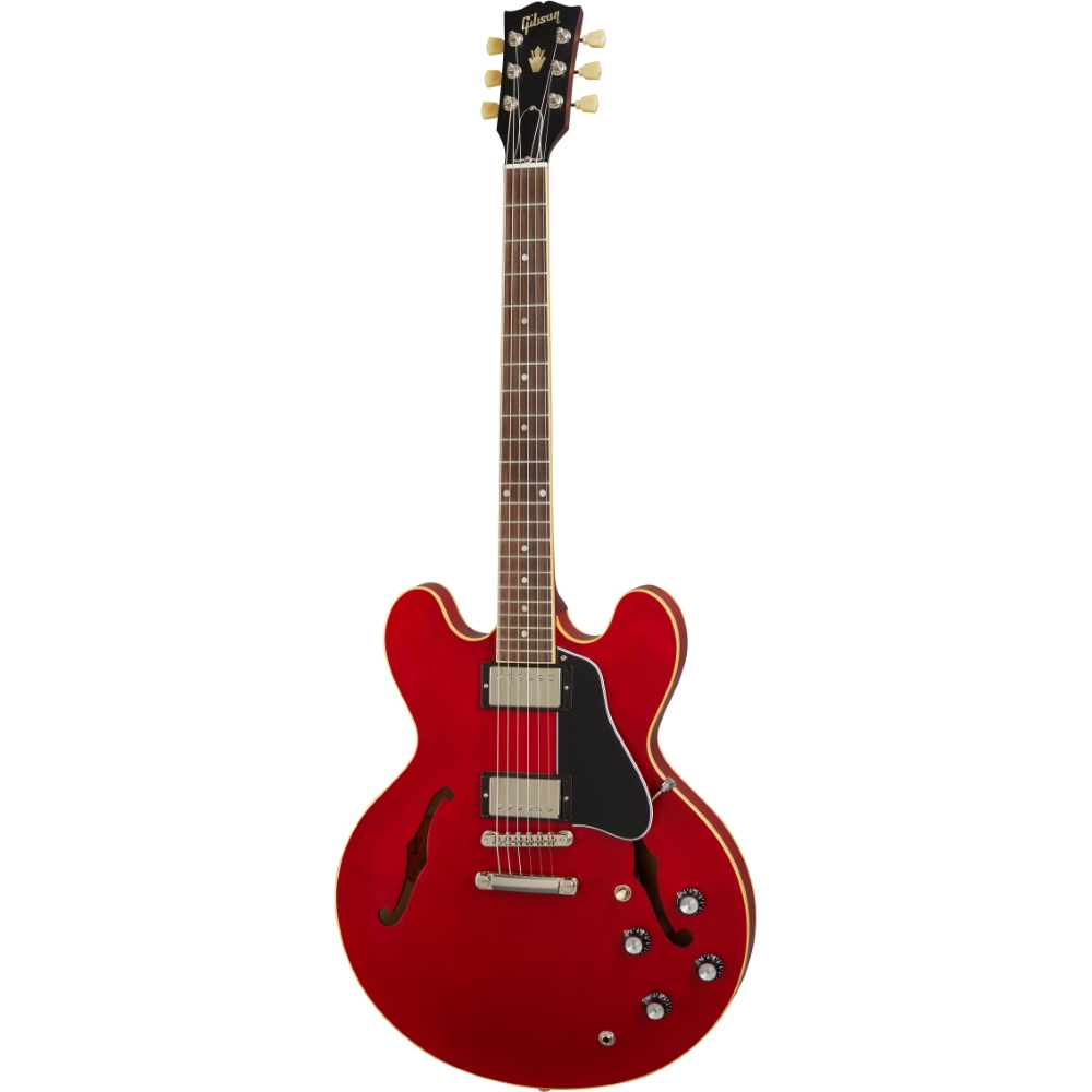 Gibson Guitar ES35S00WCNH1 ES-335 Satin Semi-Hollow Electric Guitar - Satin Cherry