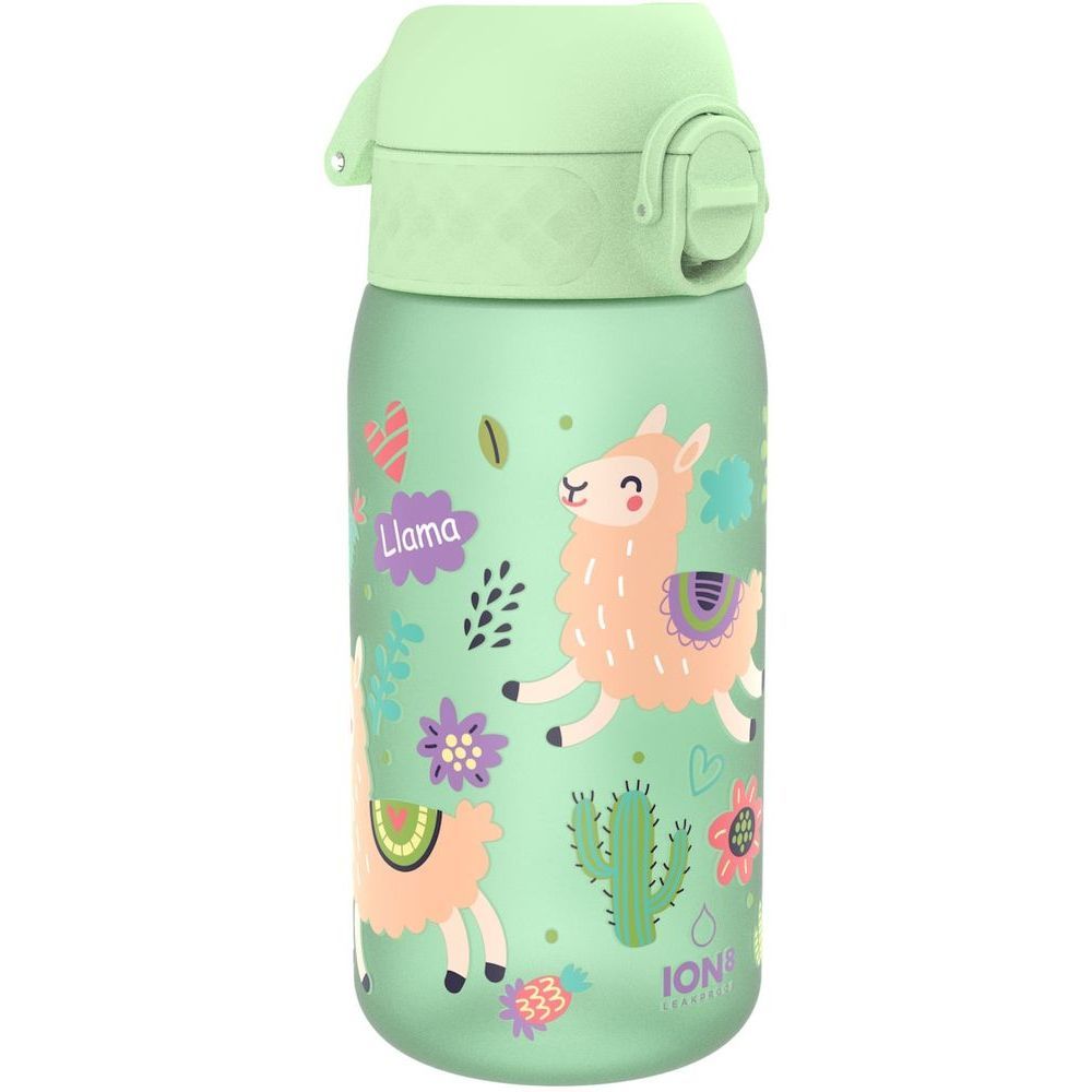 Ion8 Leak Proof Kids Water Bottle 350ml - Llamas