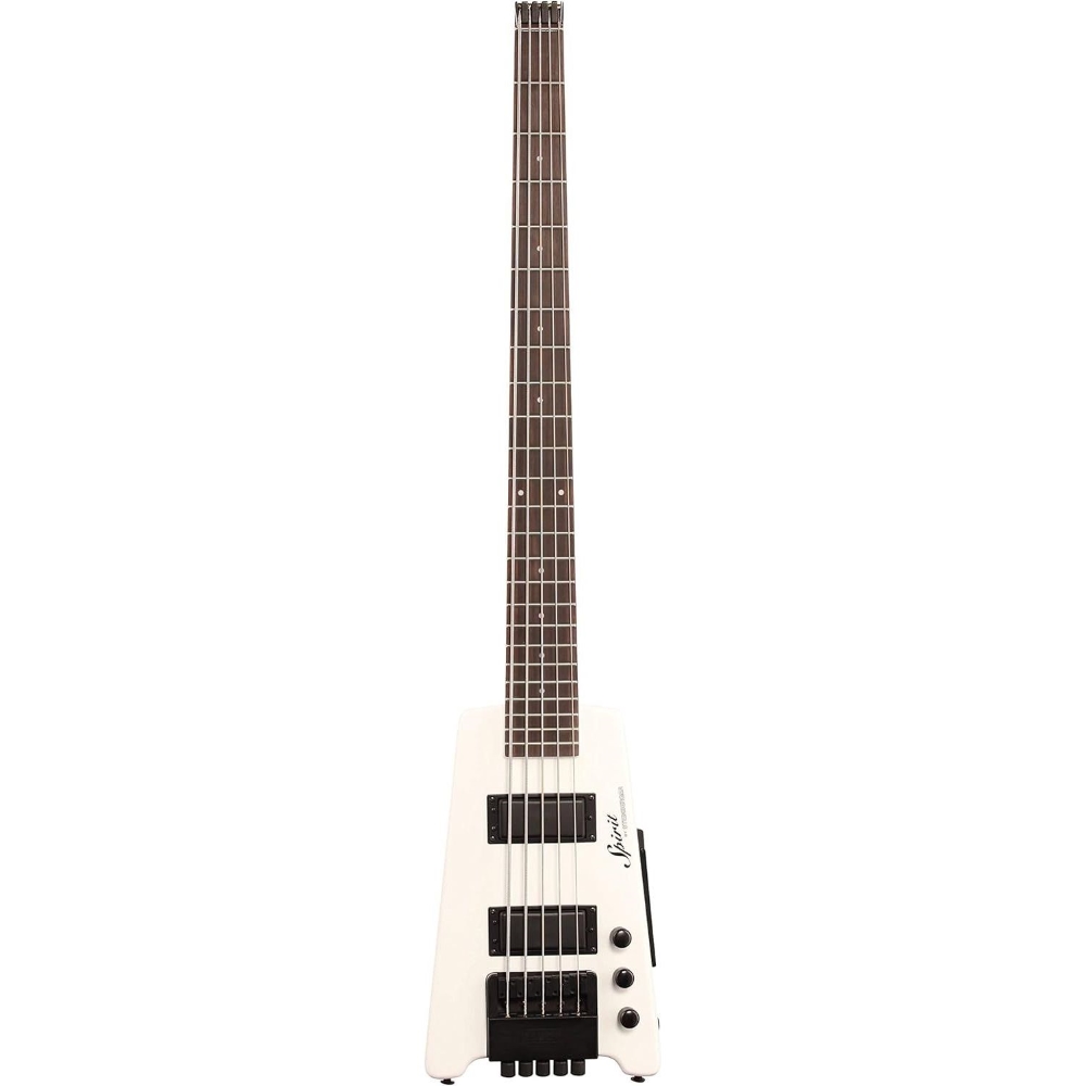 Steinberger XTSTD5WH1 SpiritXT-25 Standard Outfit Travel Electric 5 String Bass Guitar - White - Included Deluxe Gigbag