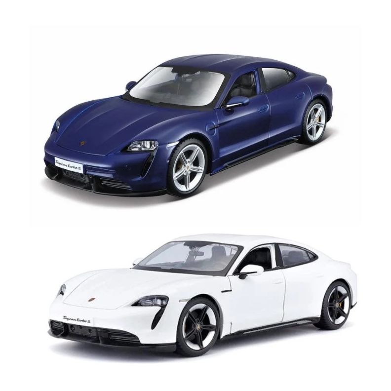 Bburago Porsche Taycan Turbo S 1.24 Die-Cast Model (Assortment - Includes 1)