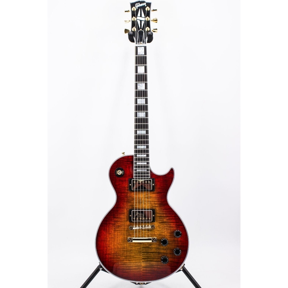 Gibson Custom LPXC7BEGH1 Les Paul Axcess Custom Figured Top Electric Guitar - Bengal Burst - Include Hardshell Case